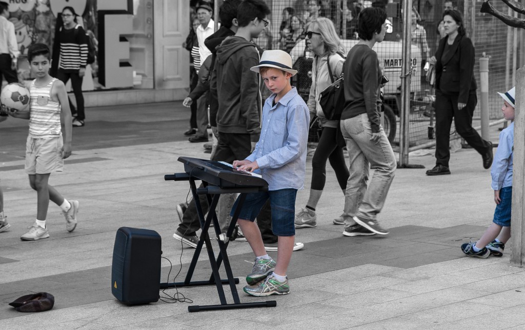 Buskers in Rundle Mall, Adelaide, South Australia